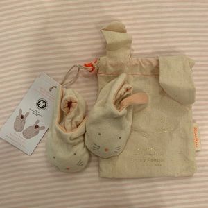 NWY bunny socks/ shoes by Meri Meri